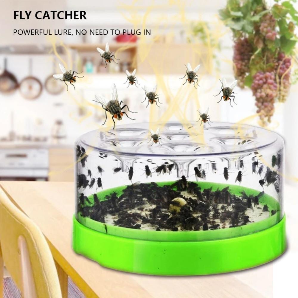 7 Holes Automatic Fly Trap Non-Toxic Mosquito Killler Practical Indoor Fly Repellent  Farm