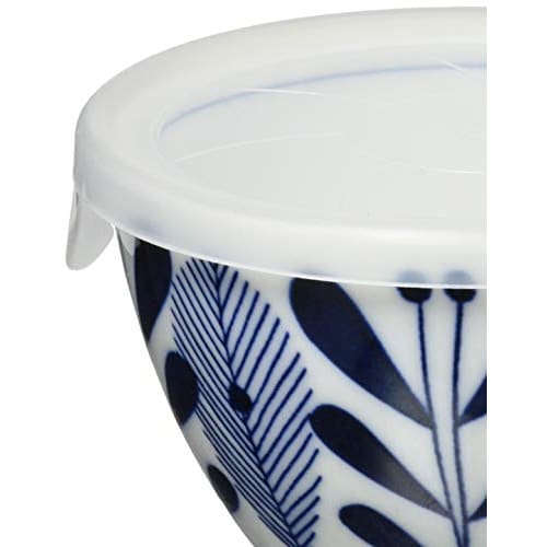 Mino Ware Non-Wrapped Bowl/Canister, Approx. 11cm, Microwave and Dishwasher Safe, Orlando, 133-61101