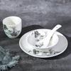 Tianyajing Chinese Ceramic Eight-Piece Dining Set