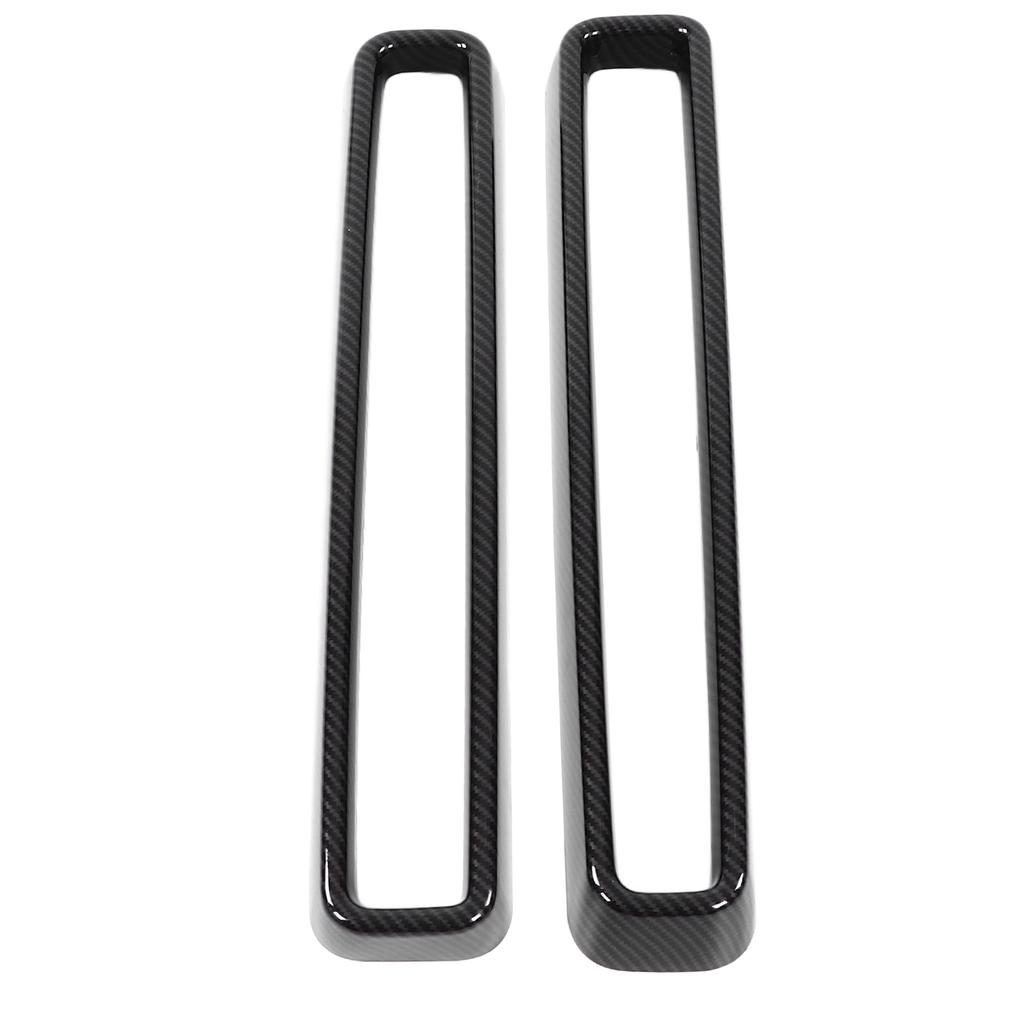 2 Pcs Front Grille Cover Trim Car Adaptations Replacement for     2015‑2021