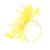 Popular Bridal Mesh Headgear Photo Bow Hair Accessories Jockey Club Feather Hairpin Head Flower