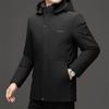 Casual Fashion Hooded Men's Coat Winter Warm Jacket Windbreaker Coats Men Clothes