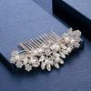 Popular Handmade Pearl Rhinestone Hair Comb Insert Comb