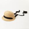Sun Straw Hat for Children Kids Outdoor Activities Chin Straps Adjust Hat Girls Raffia Sun Cap Summer Beach Seashore