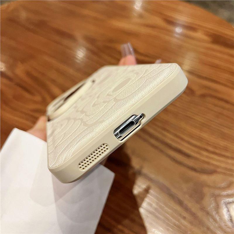 Applicable To Huawei Pura70pro Mobile Phone Case, Camellia Leather Pattern Magic7Pro Protective Case Mate60 Advanced Sense