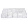500pcs Artificial Long Nail Tips Transparent Fake Nail Extension Tips Wearable Nail Tips