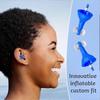 Advanced Inflatable Earplugs, Comfortable Reusable Noise Blockers for Everyday Use