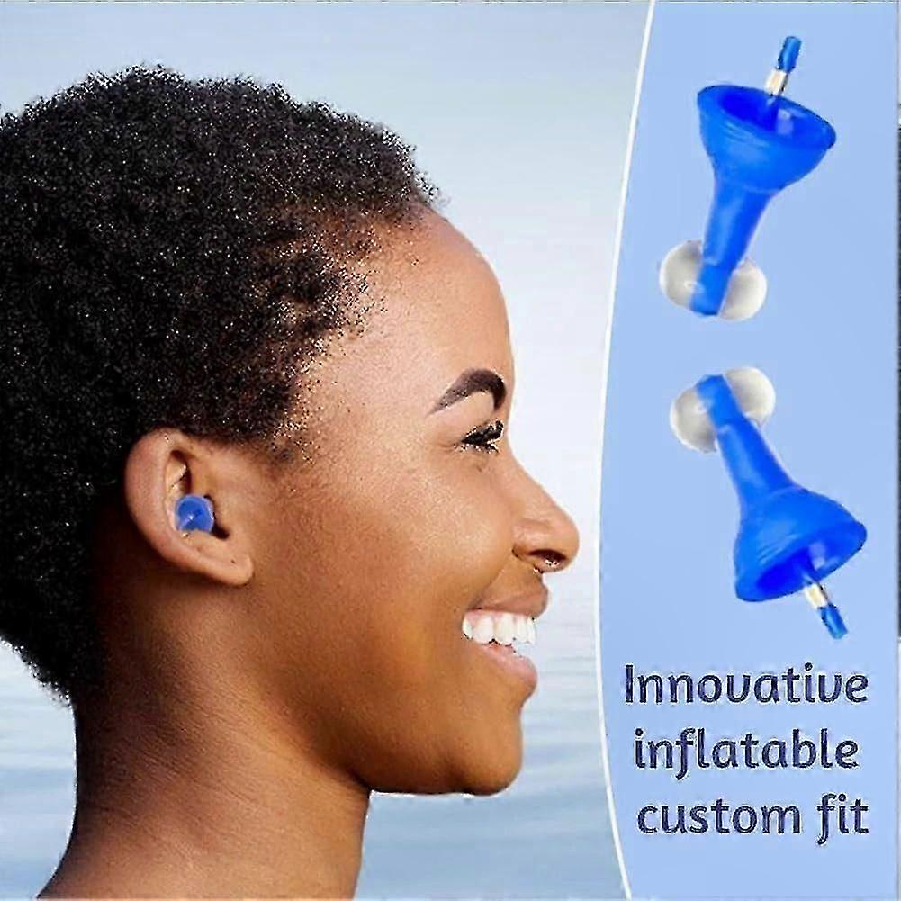 Advanced Inflatable Earplugs, Comfortable Reusable Noise Blockers for Everyday Use