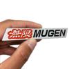 1 Pair Two Side New 3D Aluminum Mugen Emblem Chrome Logo Rear Badge Car Trunk Sticker Car Styling For  Civic Accord CRV Fit