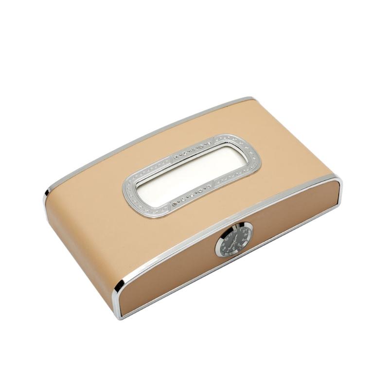 Tissue Box Abdeckung PU Leder Hause Tisch Auto Serviette für Fall Halter