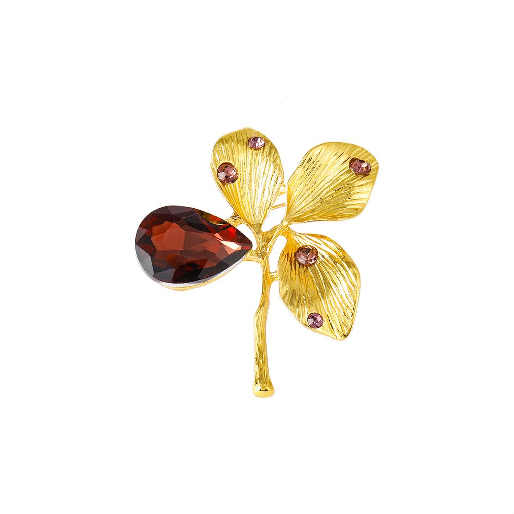 Premium Sense Alloy Brooch Women's Summer Anti-light Clothing Men's Decorative Hat Pin Pendant Jewelry Wholesale Accessories