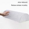 Half Moon Bolster Pillow for Legs Back Sleeping Knee Pillow Memory Foam under Knee Pillow with Machine Washable Cover for Ankle Foot Comfort