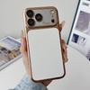 For MagSafe 6D Plating Soft TPU Artificial Leather Phone Case For iPhone 17 Pro Max 15 14 13 16 Pro Max Shockproof Back Cover
