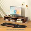 Monitor Riser Desktop Stand with Storage Shelves