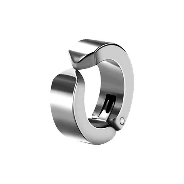 

Серьги-клипсы для косплея в стиле аниме «бензопила», Yoshida Hirofumi, женские и мужские, в стиле панк, черные, без пирсинга, искусственные круги для ушей, новые поп-ювелирные изделия Black