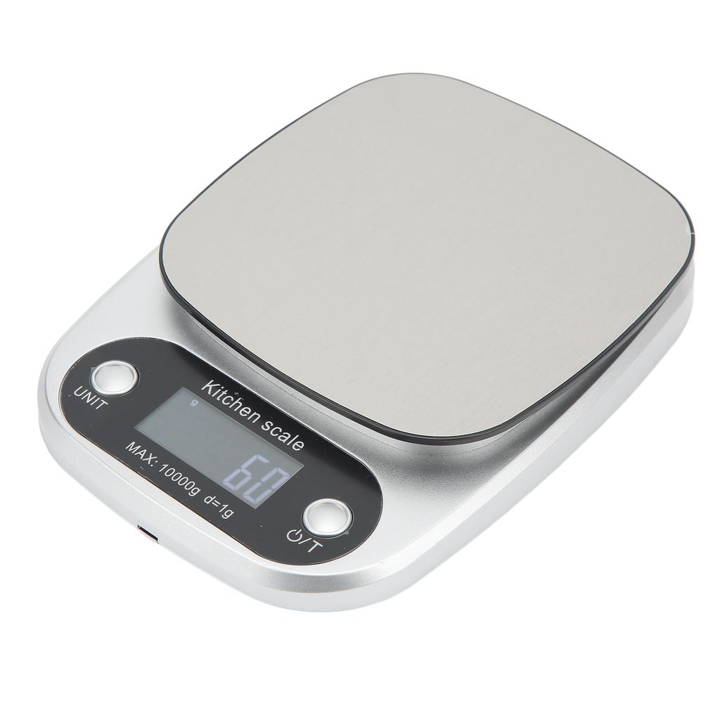 Kitchen Food Scale High Accuracy Fast Cleaning LED Screen Blue Backlight for Baking Cooking