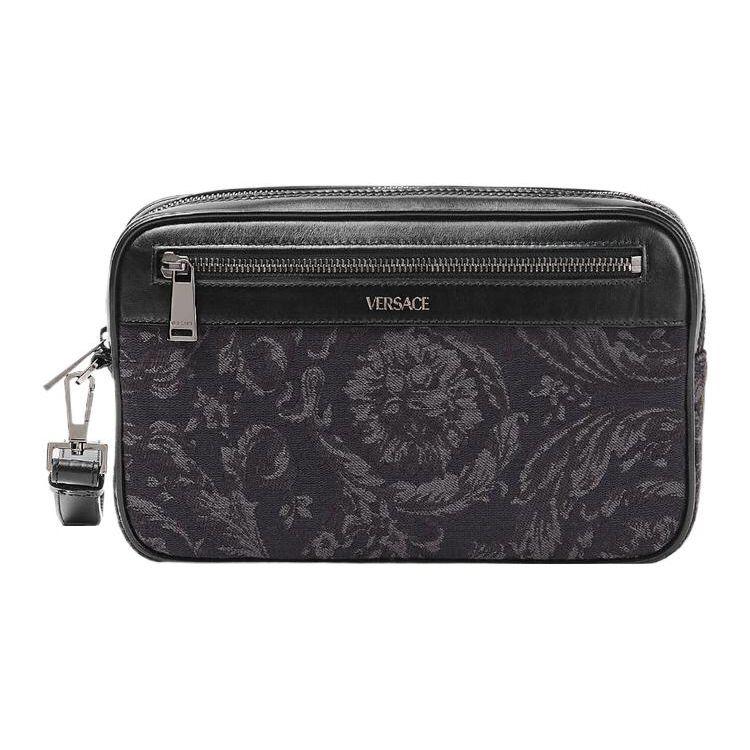 

Versace Barocco Pattern Printed Zipper Clutch Men Clutch Black 1012855-1A09321-2BM0E Basic Set (Bag+Dust Bag)