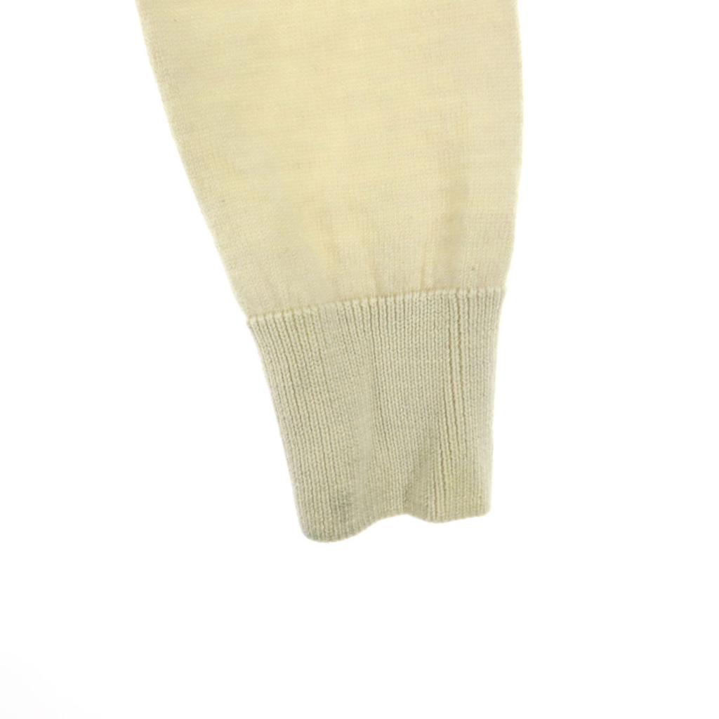 POLO GOLF RALPH LAUREN Long sleeve V neck knit M beige Women Used