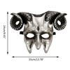 Devil Mask Ox Horn Mask Halloween Demons Mask Masquerade Mask Scary Devil Mask