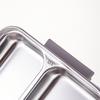 Large Capacity Insulated Bento Lunch Box with Compartments - 304 Stainless Steel, Microwaveable, Perfect for Students and Office Workers.