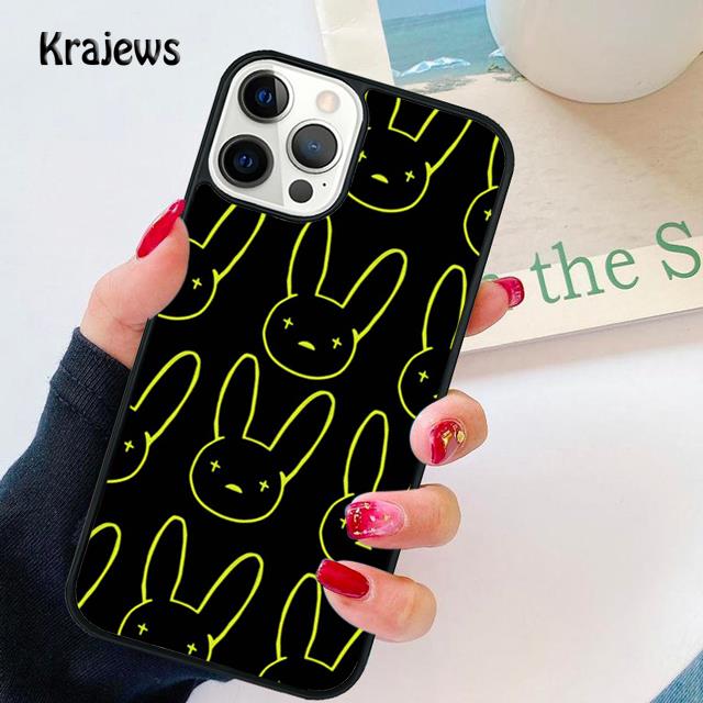 

Bad Bunny Soft Phone Case For iPhone 16 15 SE2020 14 Max 6 7 8 Plus 11 12 13 Pro Max Mini Phone Cover coque Shell Fundas iPhone 6 6s
