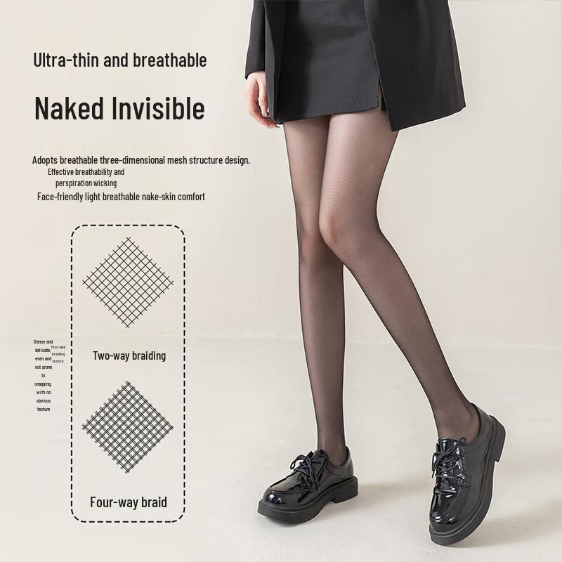 Langsha Women's Ultra-Thin Sheer Pantyhose (6 Pairs)