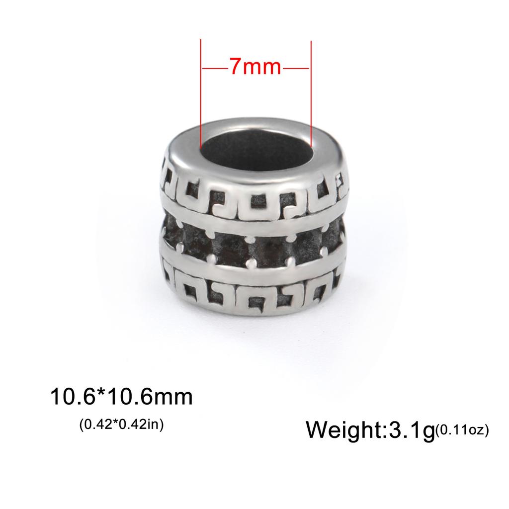 Stainless Steel Vintage Charms Antique Paw Heart Cross Tree of Life Evil Eye Pendant for Necklace Bracelet Jewelry Making