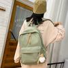 Nylon Student Backpack With Multiple Pockets For Daily Use And Load Reduction