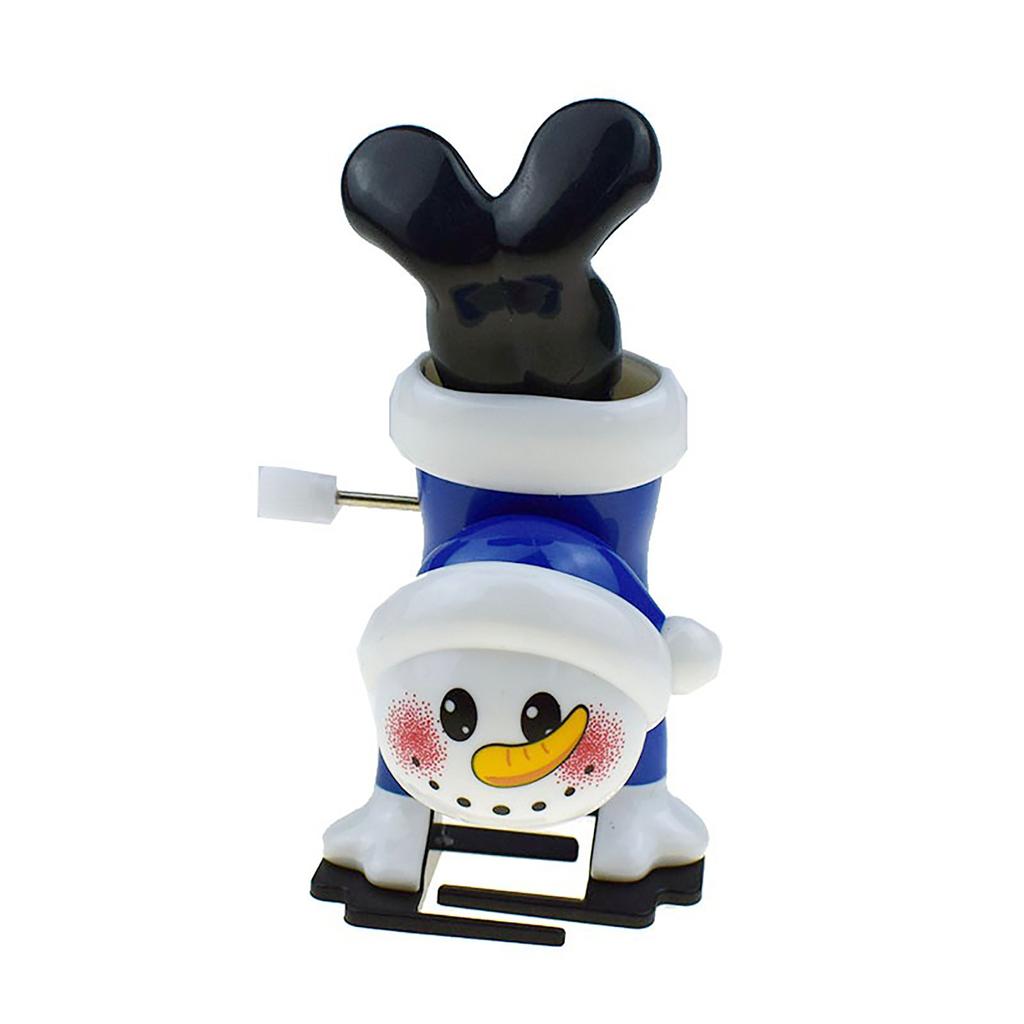 Christmas Wind Up Toys Funny Penguin Elk Snowman Clockwork Walking Toys For Festive Party F Avor Bag Filler