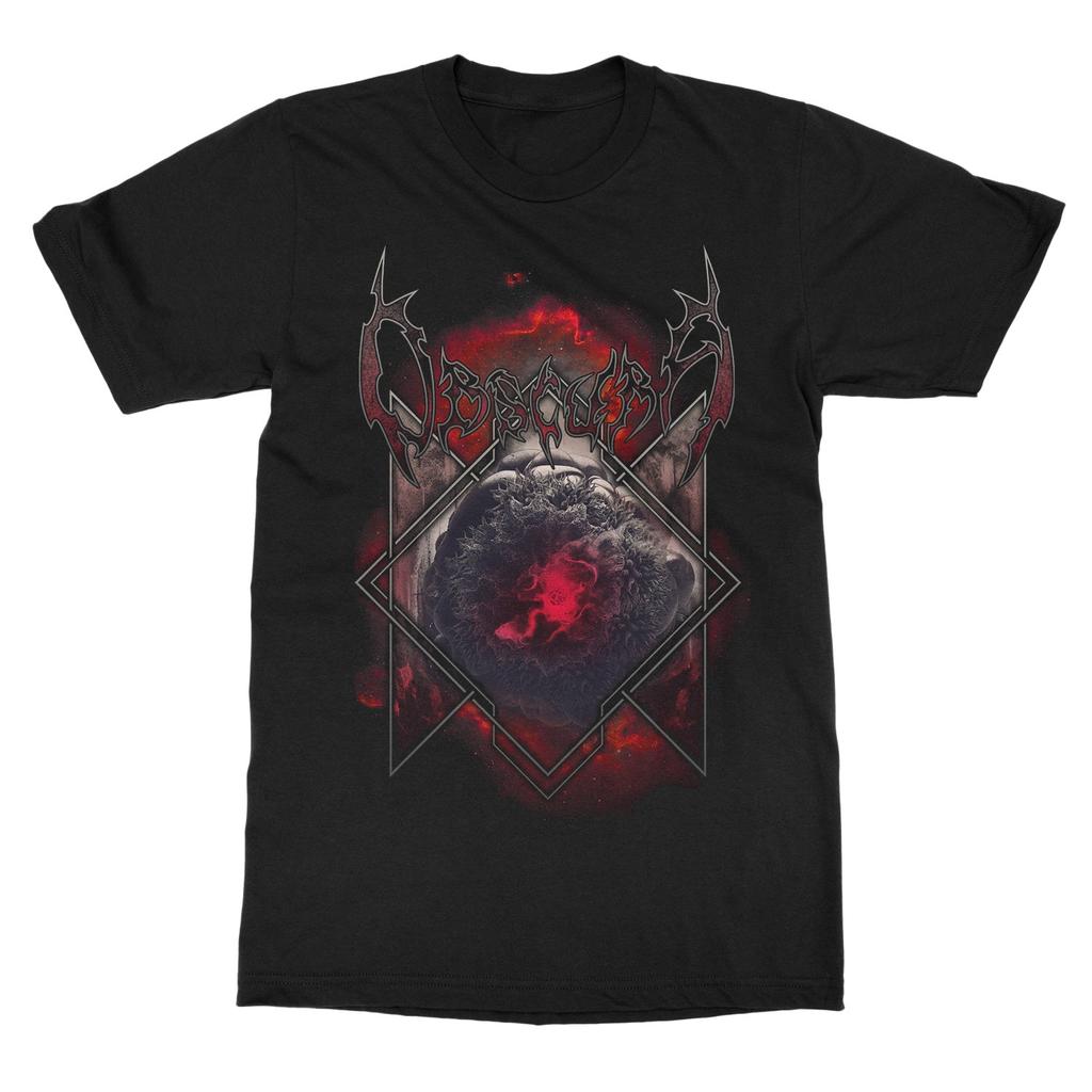 Emergent Evolution Obscura Band T-Shirt 100% Cotton Graphic Tee Men Women Summer Streetwear Top