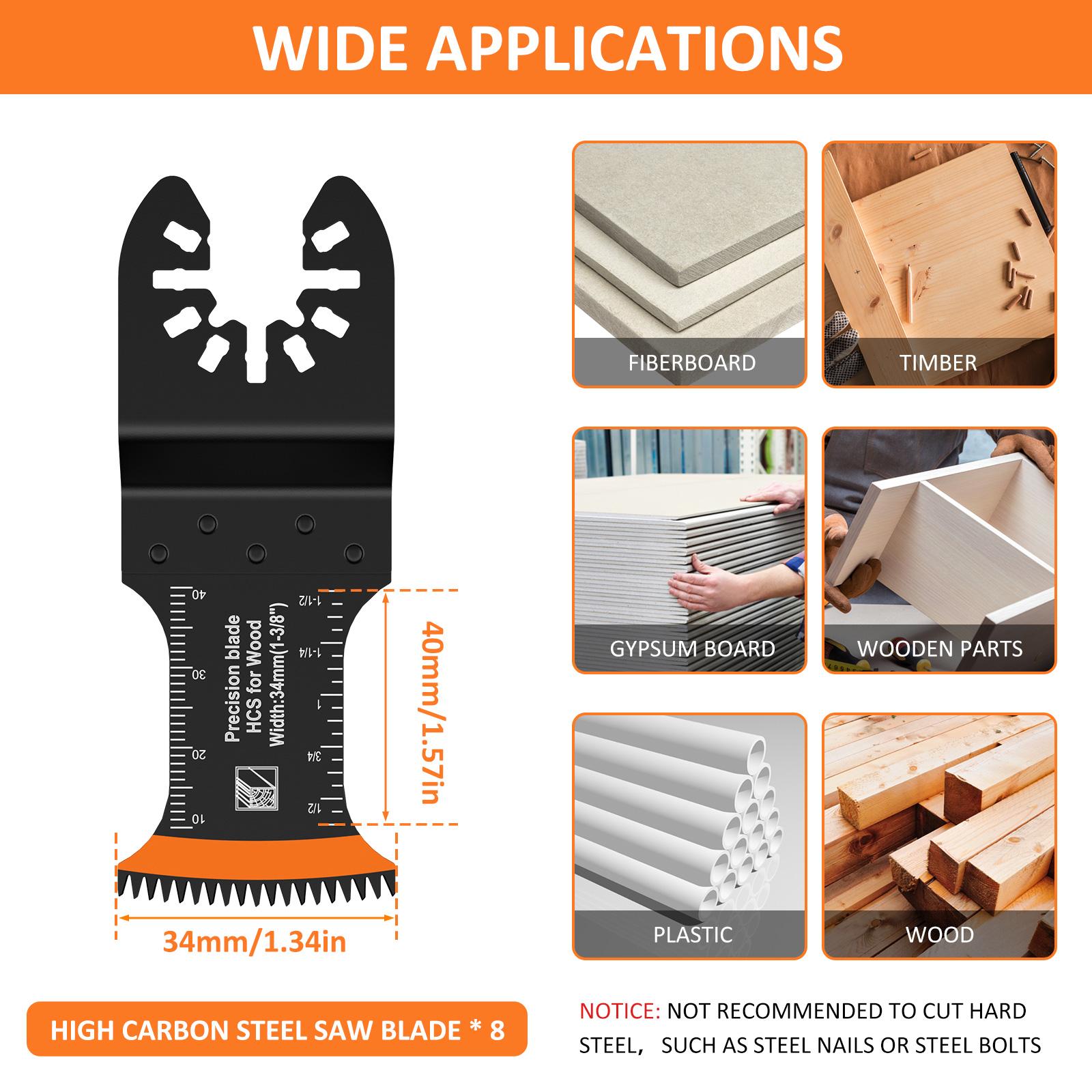 

Japanese toothed oscillating saw blade high carbon steel arc oscillating blade efficient cutting multi-purpose arc blade