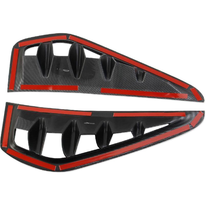 Korlot Side Body Vent Cover Trims Accessories for 2021-2026 RAM 1500 TRX/RHO (Carbon Fiber Style)