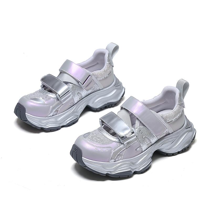 Baotou sports platform sandals 2025 summer new thick Velcro dad sandals Mary Jane shoes children breathable