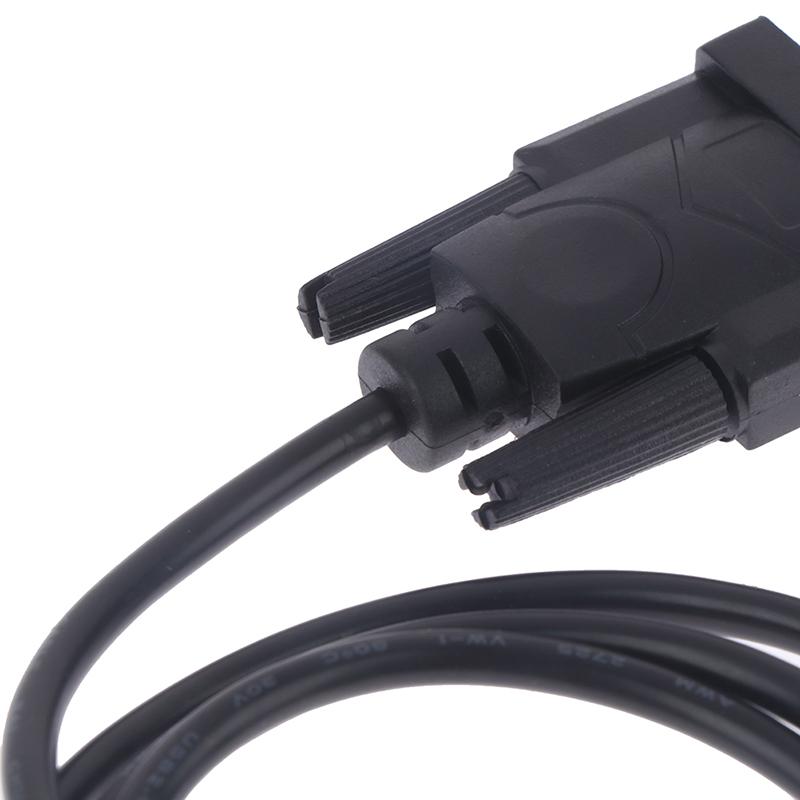 1Pc Usb Rs232 To Db 9-Pin Male Cable Adapter Converter Supports Win7-10 System