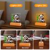 Solid Wood Base Acrylic USB Night Light - Creative Children's Gift Table Lamp
