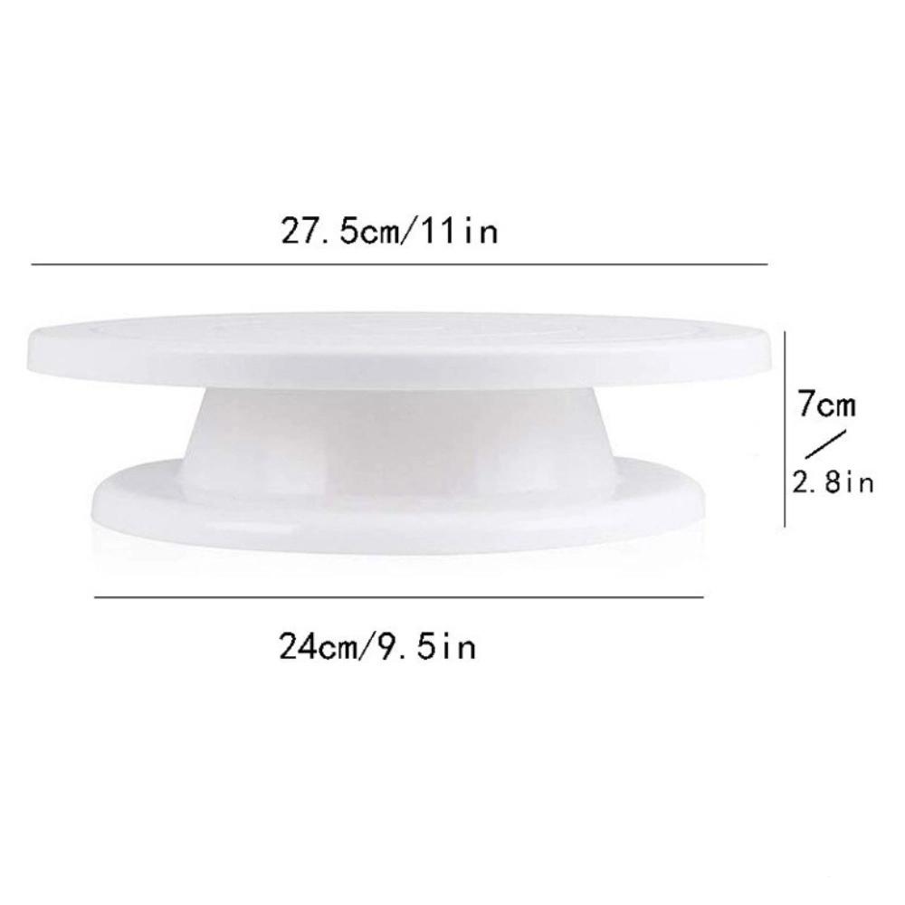 Table Tournante Rotative Forme Ronde Base Stable Outils de Pâtisserie Nouveau Moule à Gâteau DIY Pâtisserie Maison