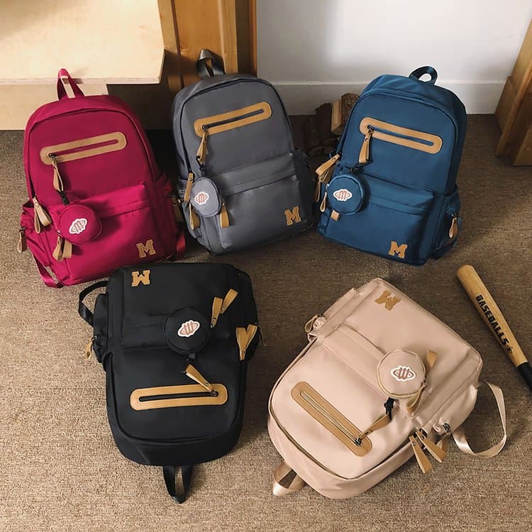 Japanese leisure student large-capacity schoolbag backpack
