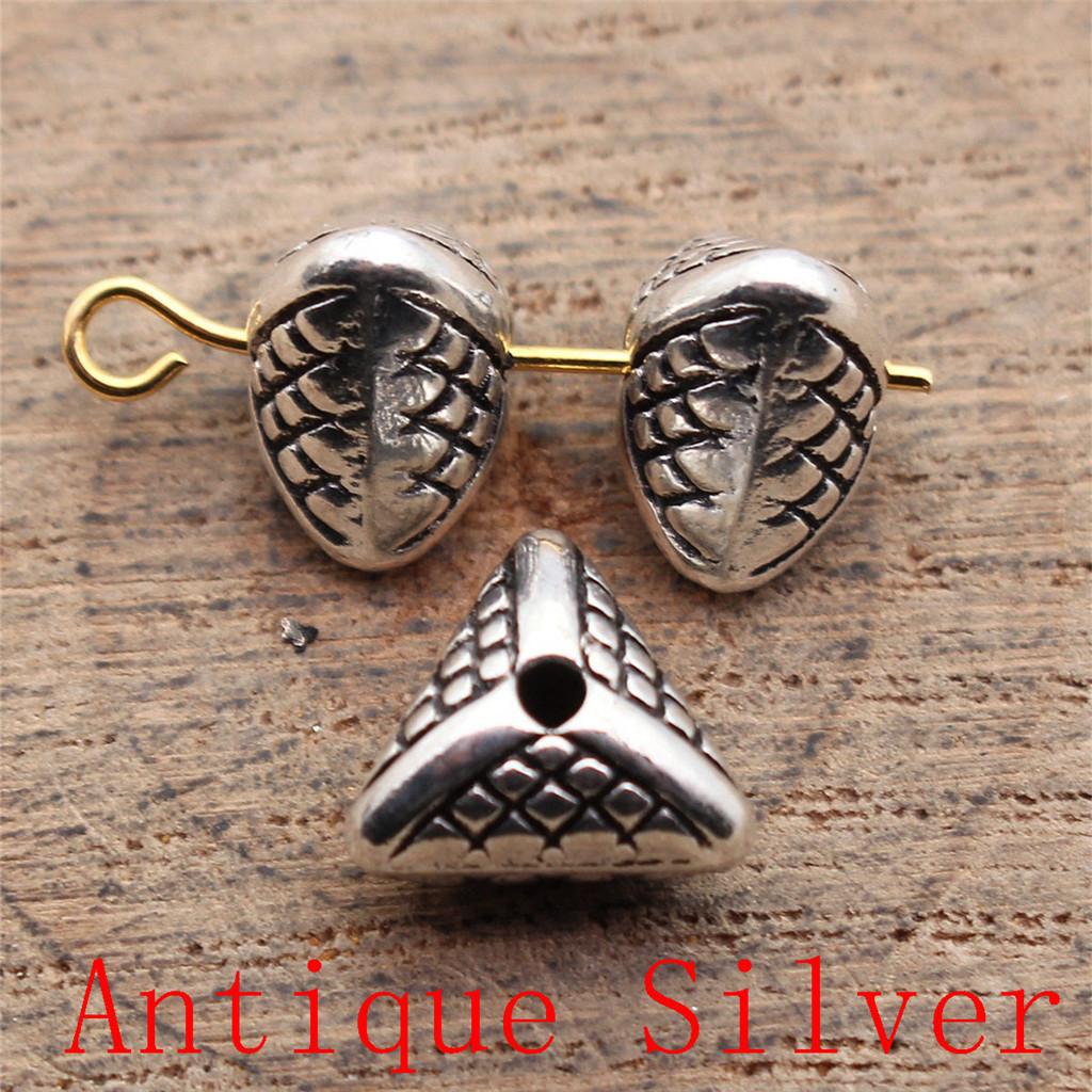 Charms Piatto Torsione Foro Grande Perline Sfuse Per Braccialetto Collana Gioielli Fabbricazione Componenti