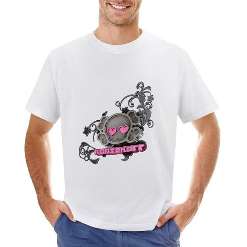 

Футболка Korsakoff, эстетическая одежда, футболки для мальчиков, черные футболки, мужская футболка L