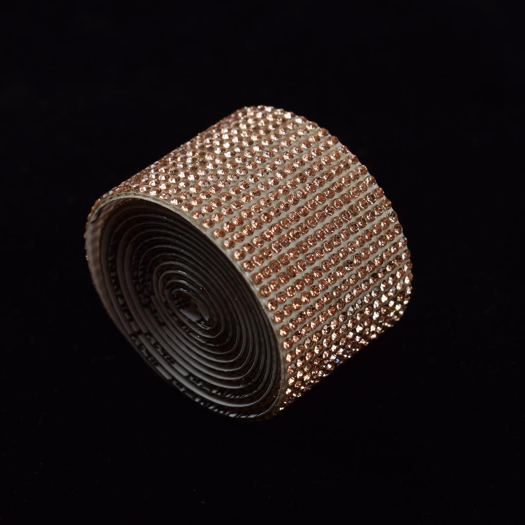 Car Phone Decoration Arts Crafts Rhinestones Crystal  Ribbon Width.5 Cm DIY Decoration Sticker For Party Decoration