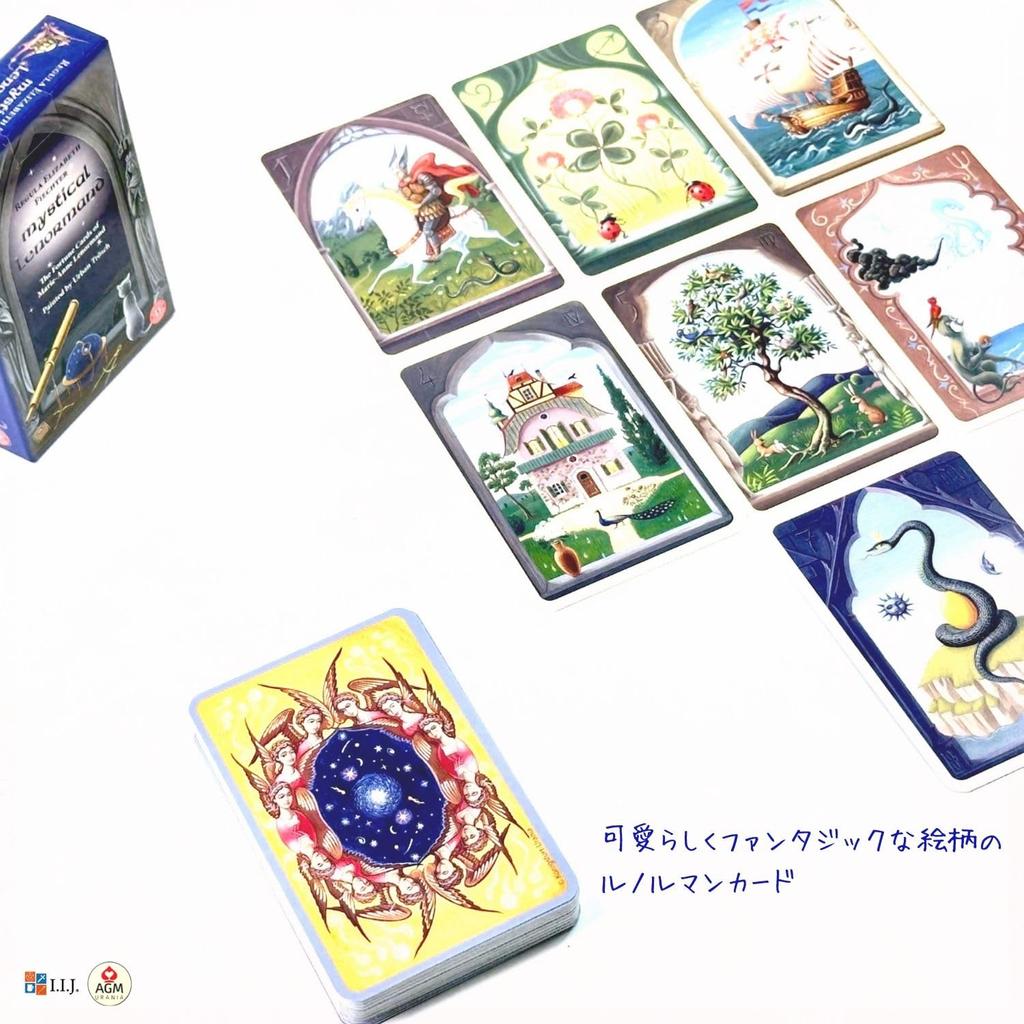 I.I.J Lenormand Cards, Mystical Lenormand Oracle Cards, Fortune Telling, with Japanese Instructions, Authentic