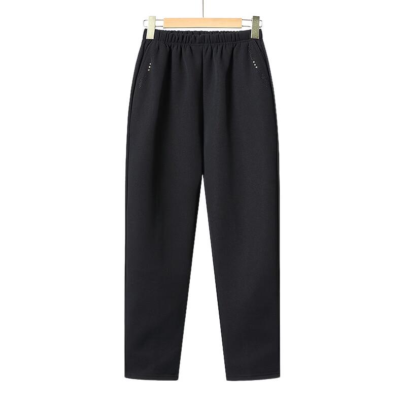 ROMON Women's Mid-Rise Casual Tapered Trousers