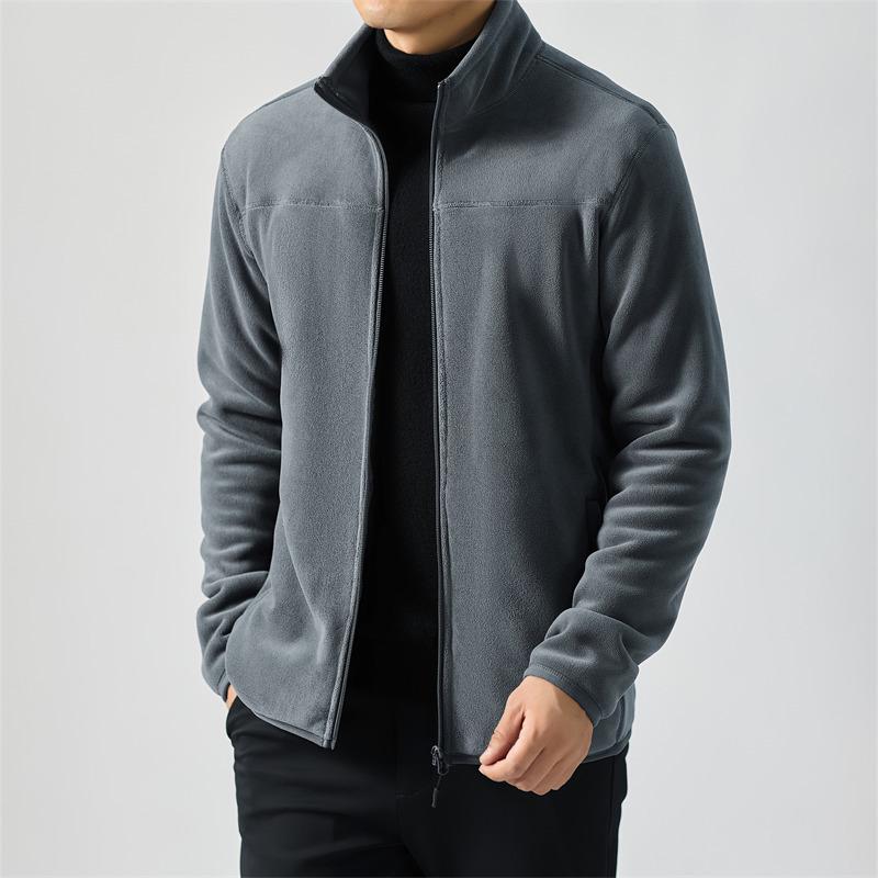 2025 Autumn/Winter Plus Velvet Fleece Jacket: Thick, Warm, Perfect Inner Layer for Shell Jackets