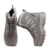 Men's Waterproof Martin Boots - High-Top, Thickened Plus Velvet for Winter Warmth, Non-Slip.