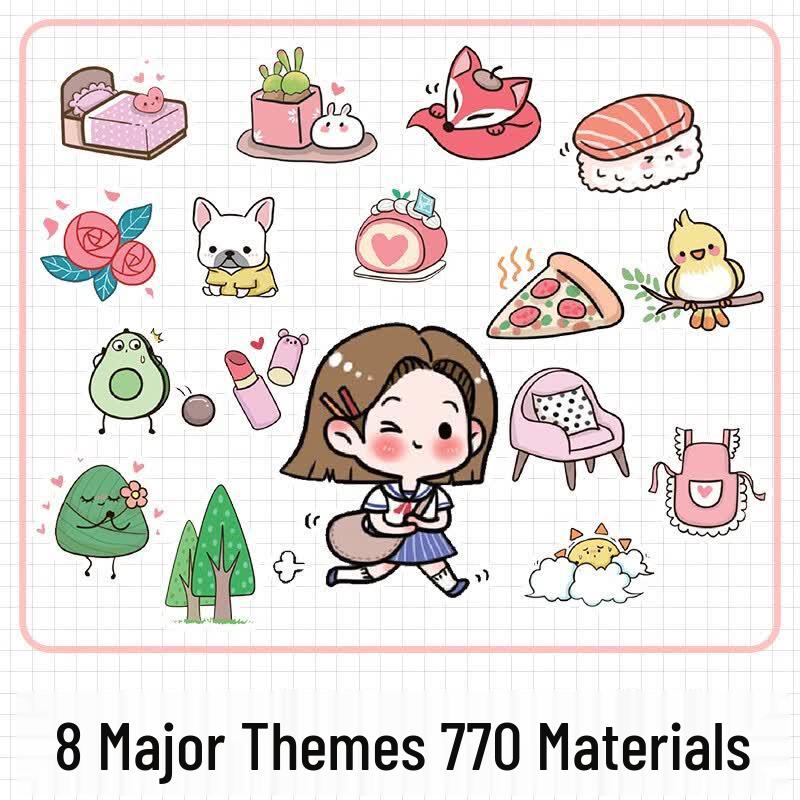 Modian Art: Cute Hand-Ledger Sketchbook