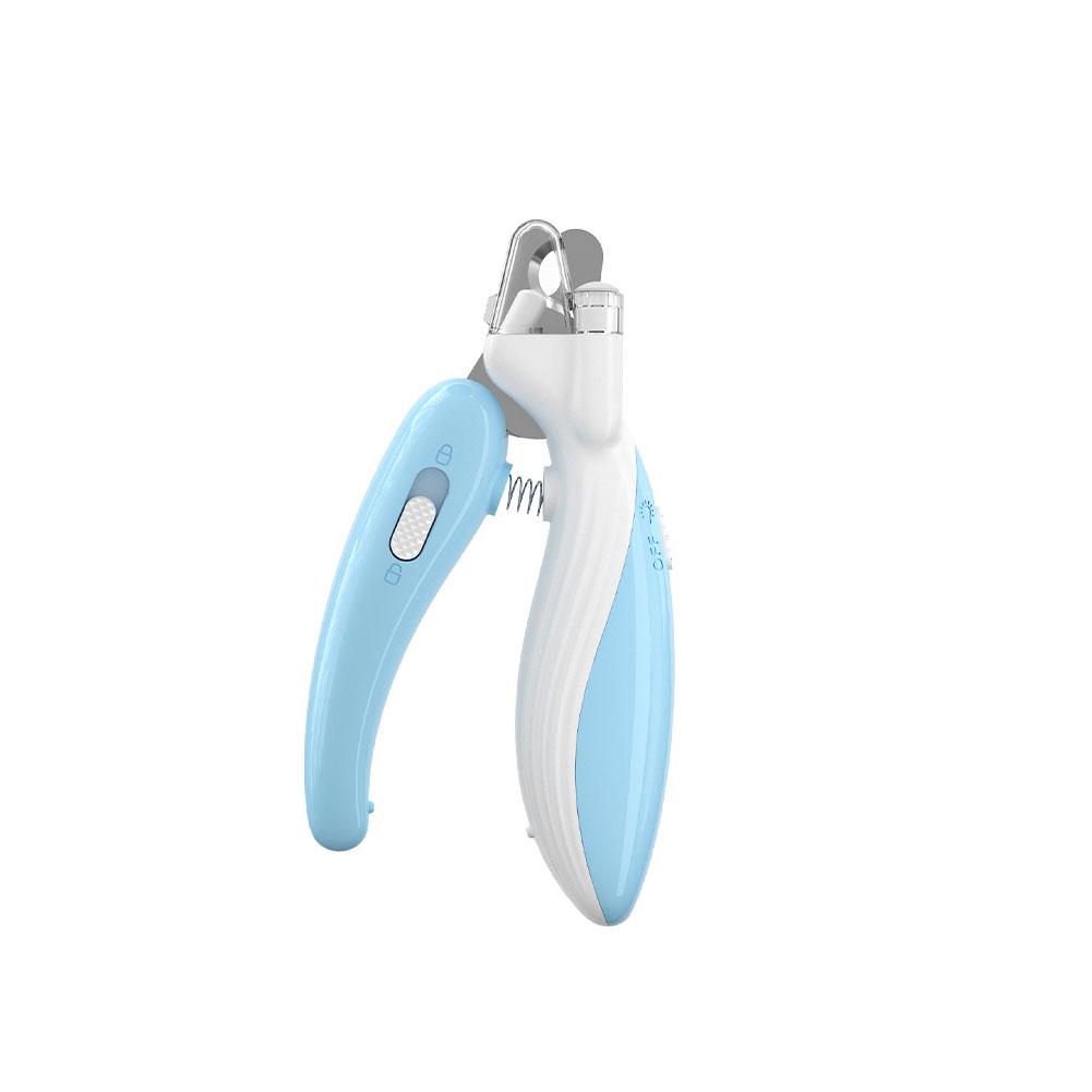 Pet Nail Clippers Dog Cat Nail Trimmer Labor-Saving Nail Clipper Convenient LED Electric Nail Grinder Dog Grooming Pet Scissors