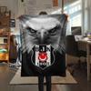 1PC Besiktas Gymnastics Club Patterned Flannel Blanket Suitable For All Seasons for Home Decor Warmth and Comfort Gifts Holiday Present