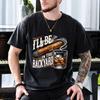 Cigar Whiskey Unisex Vintage T Shirt Ill Be In The Backyard Retro Script Smoke Glass Graphic Cotton Tee Dad Backyard Grill Tops