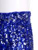 Girls Allover Sequin Pants Elastic Waist Loose Fit Fully Lined for Dance Stage Performance