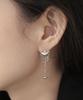 Sekhmet Anubis 38Mm Chain Earrings